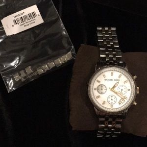 Michael kors(?) two toned silver and gold watch